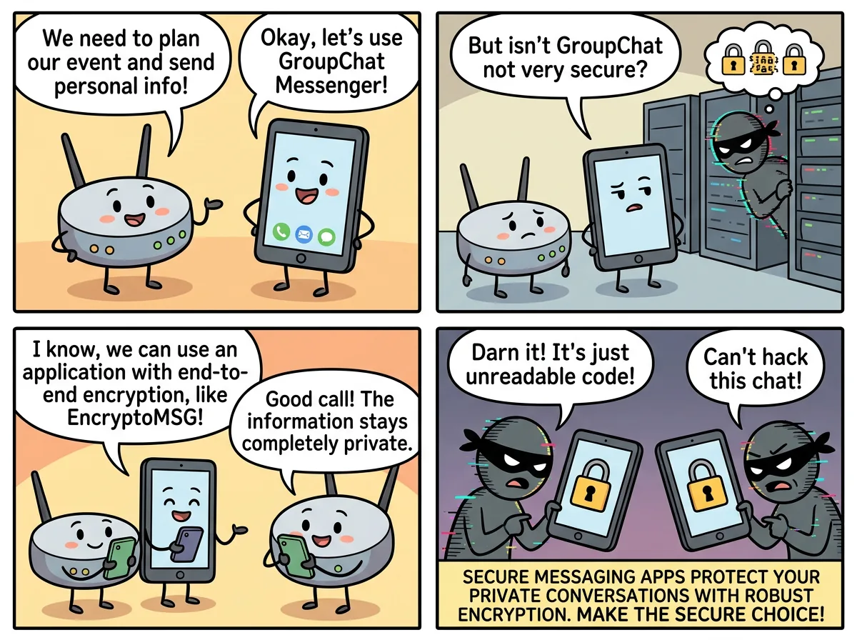End-to-End Encryption: Not All Messages Are Private!