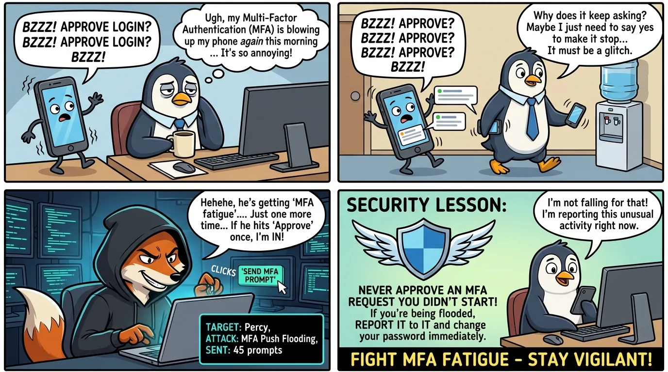 Push Notification Overload: The MFA Fatigue Attack