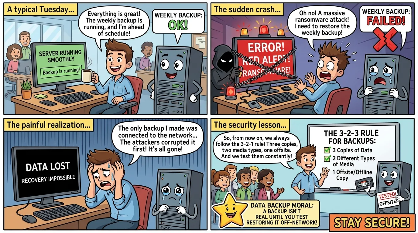 The 3-2-1 Backup Rule: A Love Story Gone Wrong