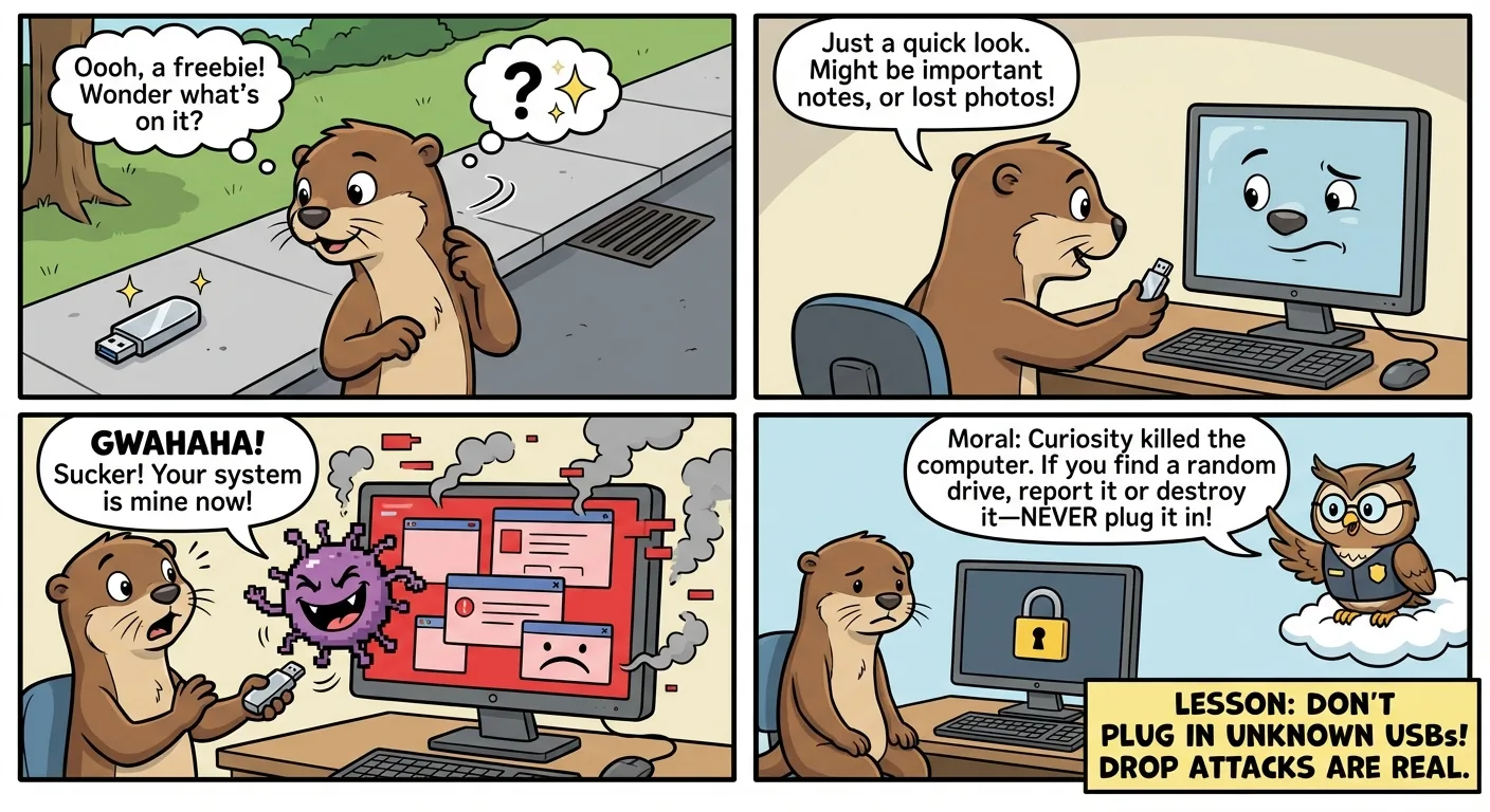 The Mysterious USB: A Drop Attack Tale