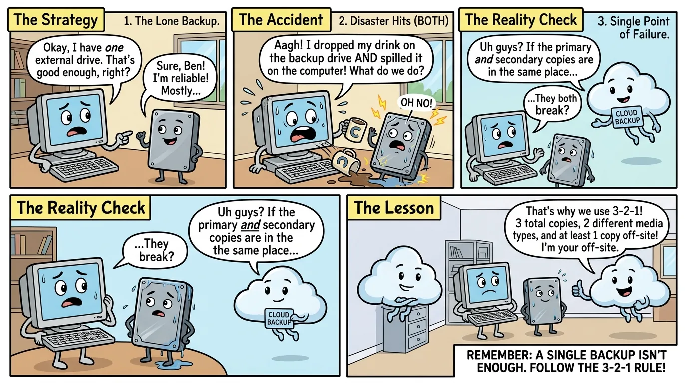 CyberToons: data backup strategies
