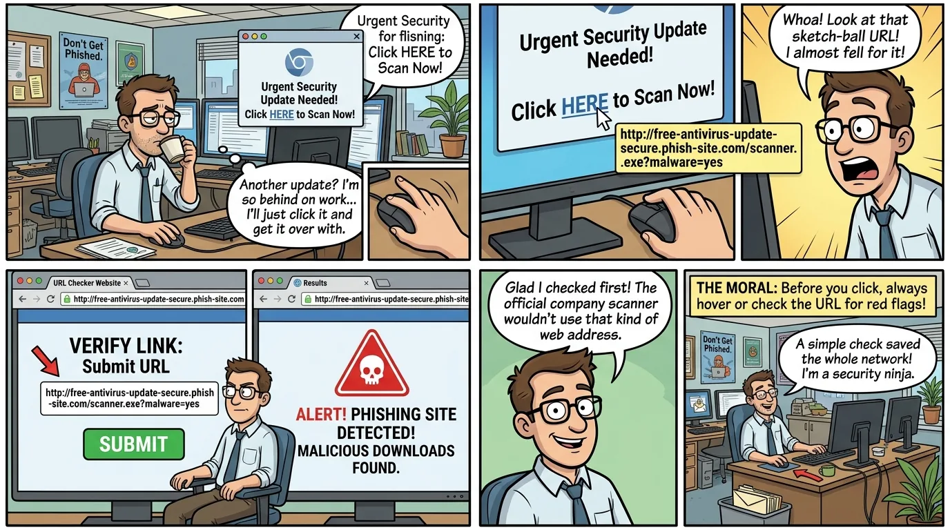 The Link That Lied: A Phishing Tale