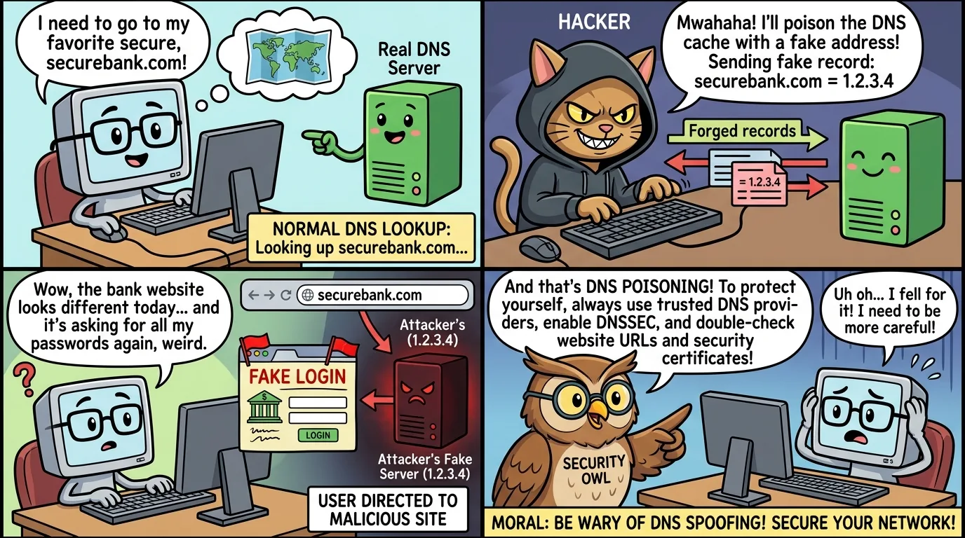 The DNS Poisoning Prankster